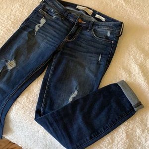 Ripped Hollister jeans